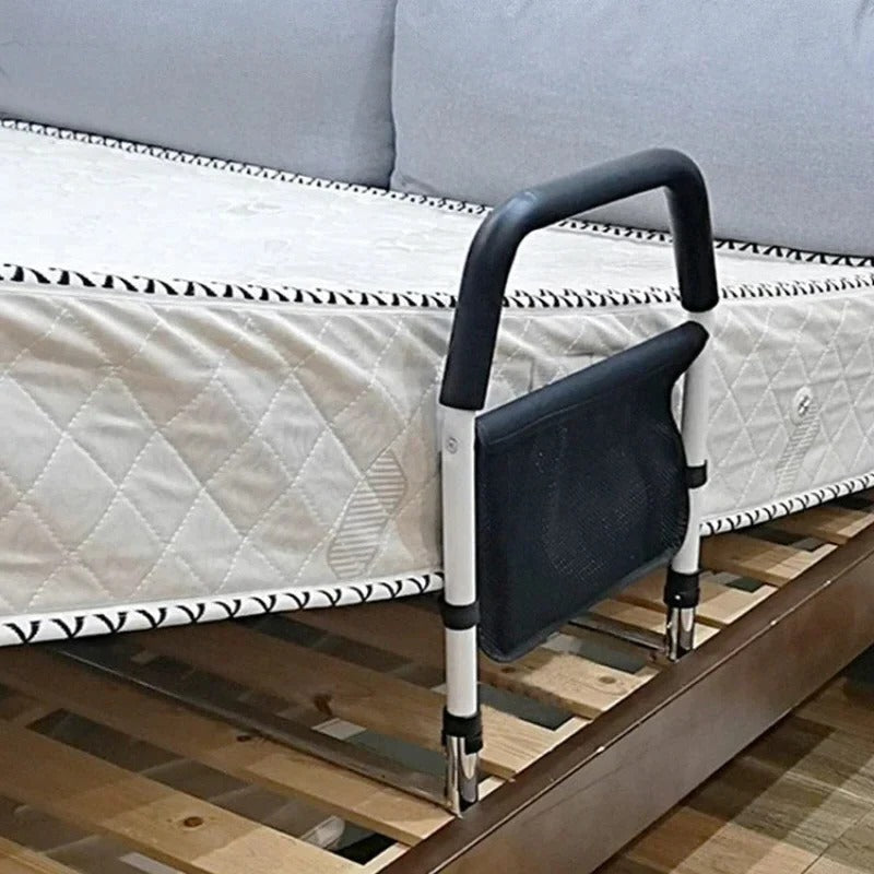 Ergonomic Grip Bedside Rail: High-Stability Support Handle with Non-Slip Grip