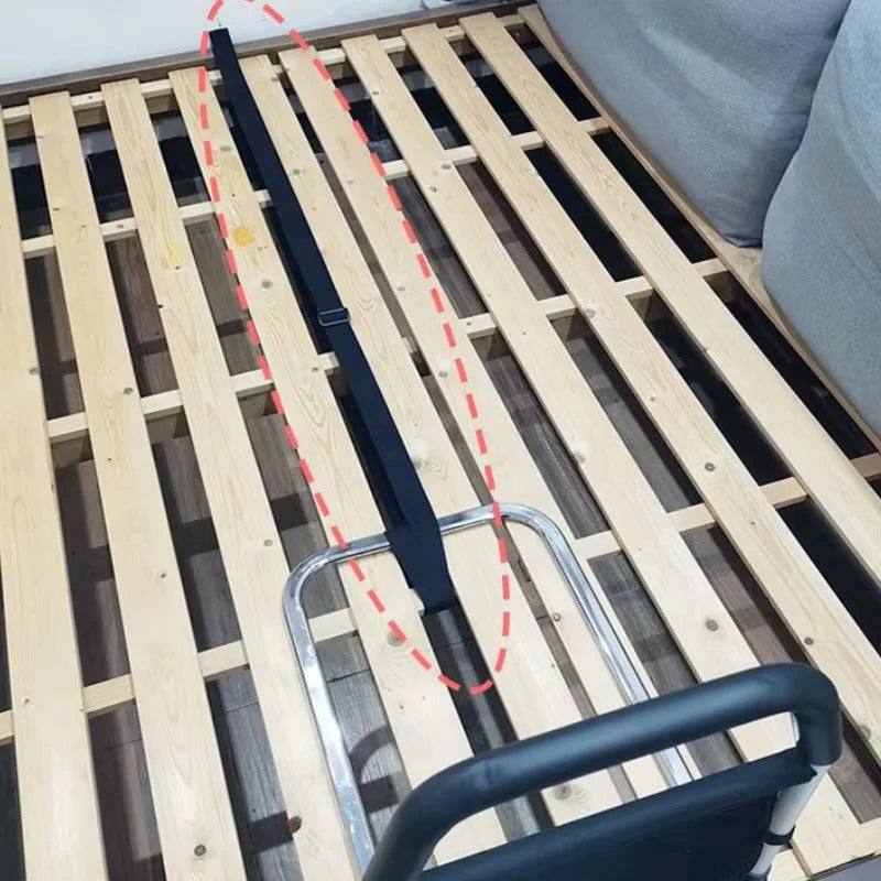 Ergonomic Grip Bedside Rail: High-Stability Support Handle with Non-Slip Grip