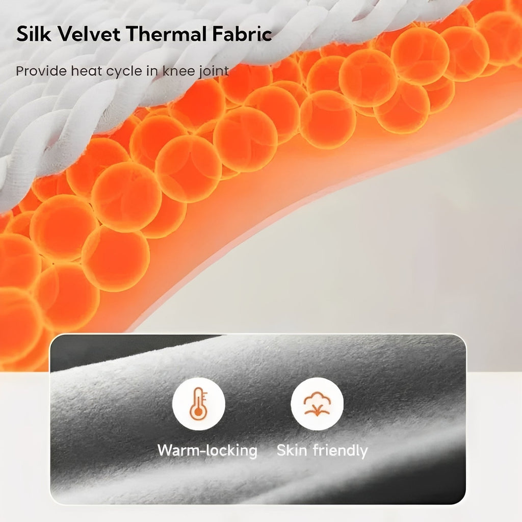 Infrared Recovery Knee Brace: Cordless Heated Massage for Deep Tissue Relief