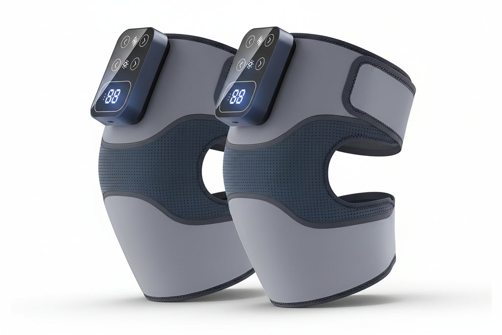 Infrared Recovery Knee Brace: Cordless Heated Massage for Deep Tissue Relief