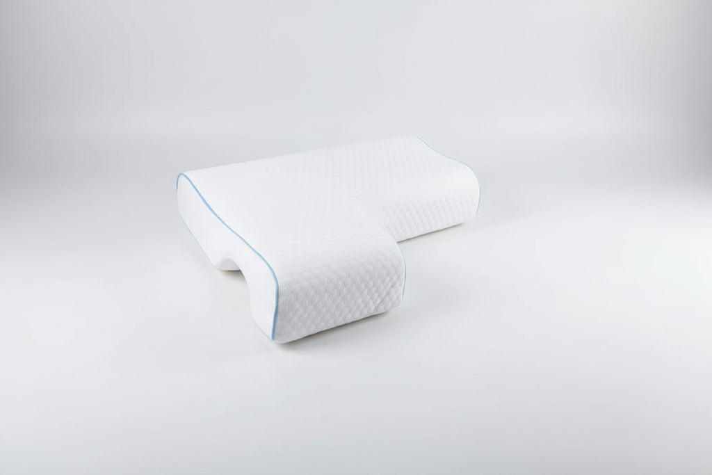 Anti-Numbness Couple Pillow: L-Shaped Arm Channel for Pressure-Free Cuddling
