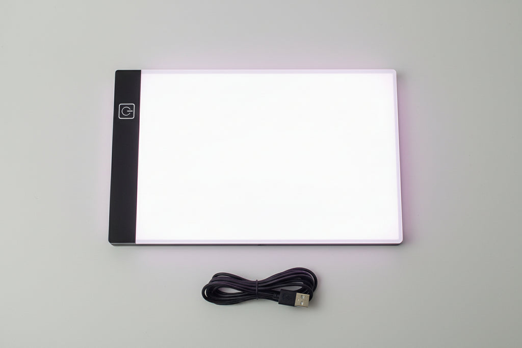 All-in-One Artistic Tablet: Illuminated Tracing Light Box for A4 Sketching & Drawing
