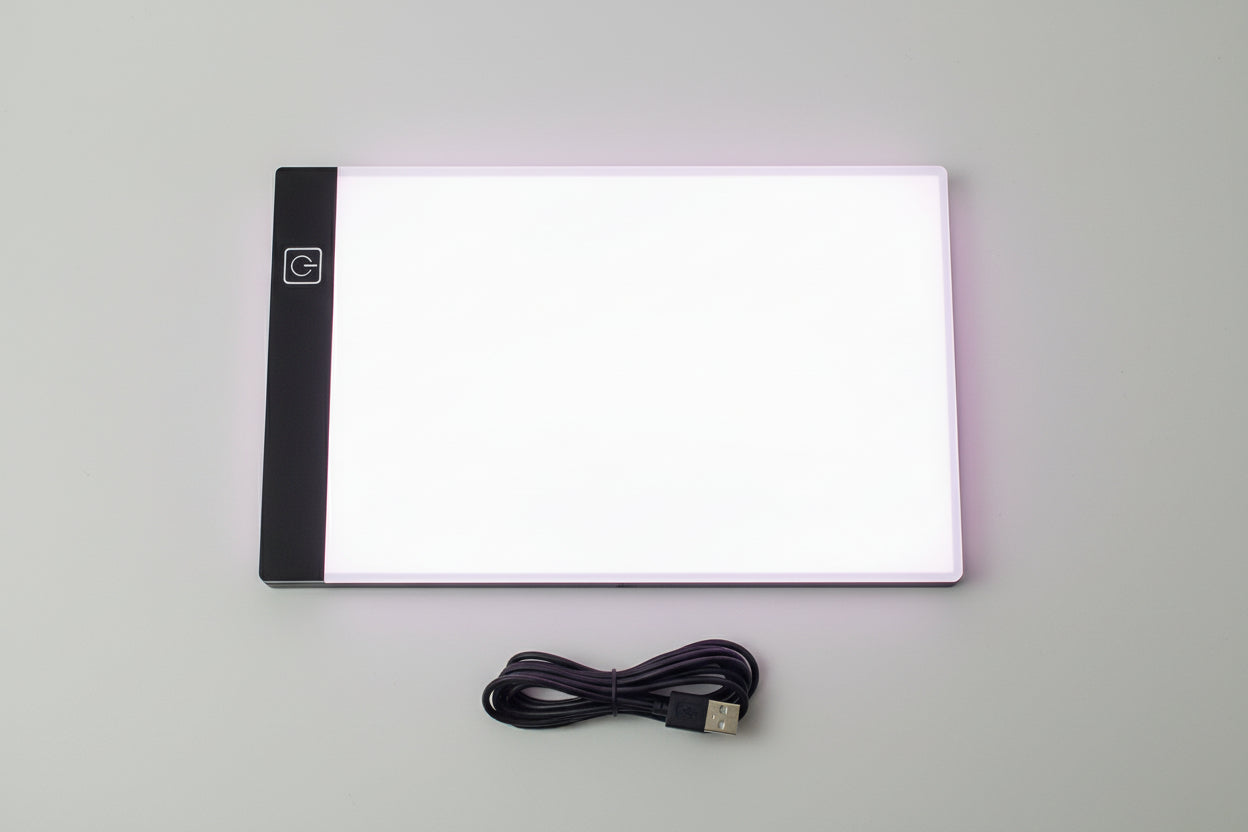 All-in-One Artistic Tablet: Illuminated Tracing Light Box for A4 Sketching & Drawing