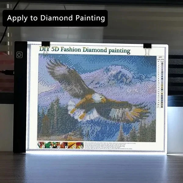 All-in-One Artistic Tablet: Illuminated Tracing Light Box for A4 Sketching & Drawing