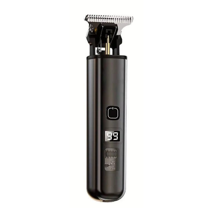 Professional Precision Hair Trimmer: High-Torque Motor with Detachable Pro-Blade