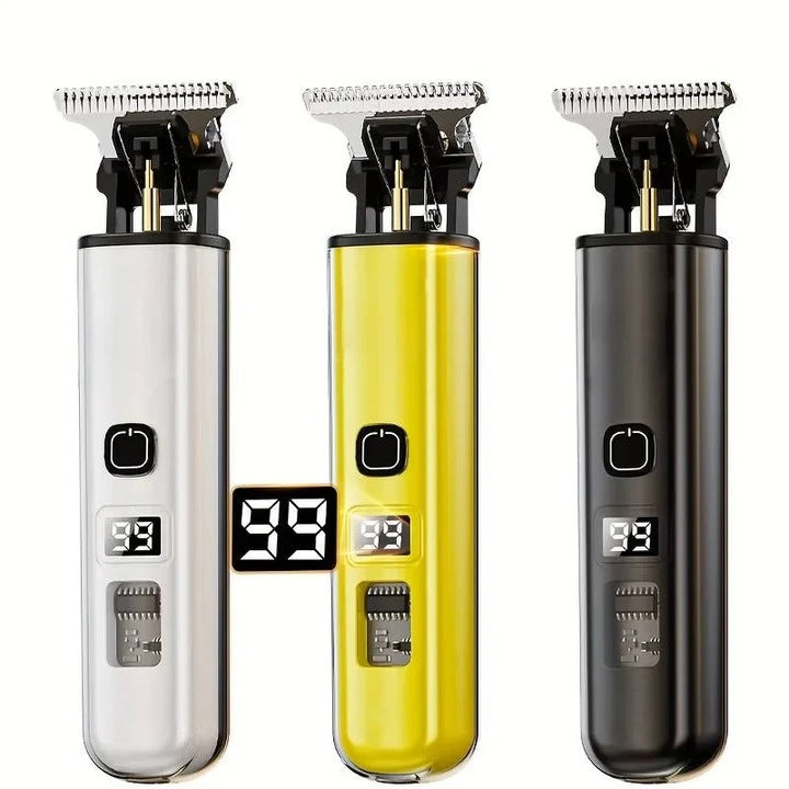 Professional Precision Hair Trimmer: High-Torque Motor with Detachable Pro-Blade