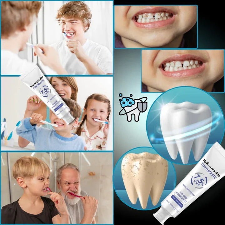Nano-Repair Toothpaste: Advanced Hydroxyapatite Formula for Enamel Support