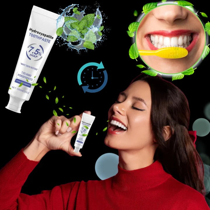 Nano-Repair Toothpaste: Advanced Hydroxyapatite Formula for Enamel Support