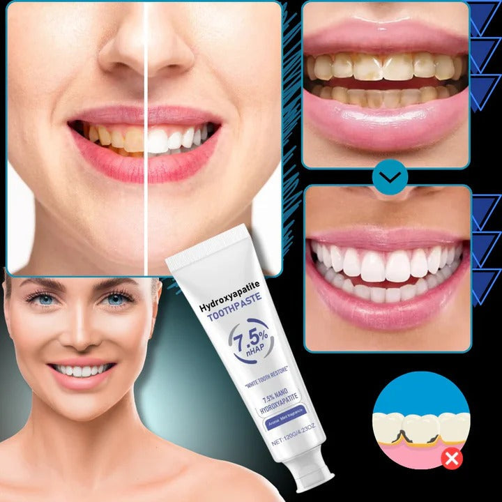 Nano-Repair Toothpaste: Advanced Hydroxyapatite Formula for Enamel Support