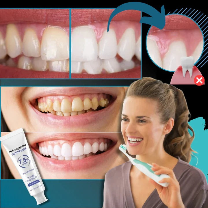 Nano-Repair Toothpaste: Advanced Hydroxyapatite Formula for Enamel Support