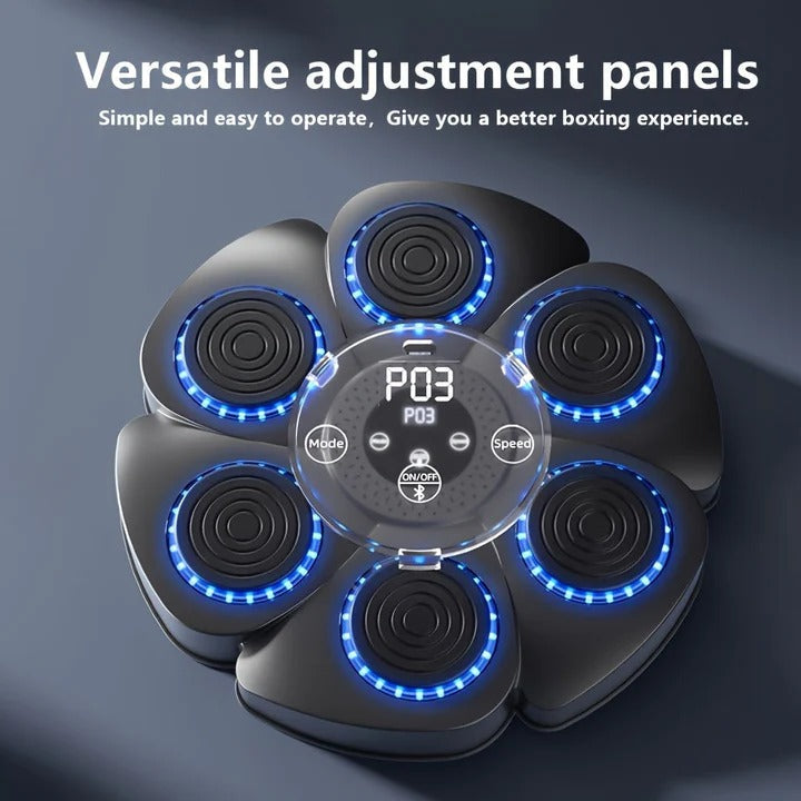 Smart Music Boxing Target: Dynamic Wall-Mounted Rhythm Trainer for Stress Relief