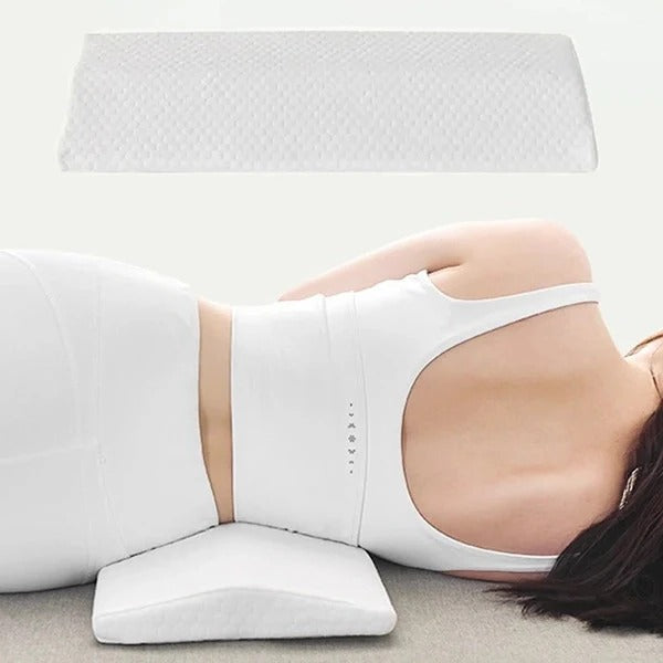 Orthopedic Lumbar Support: Ergonomic Lower Back Pillow for Spinal Alignment