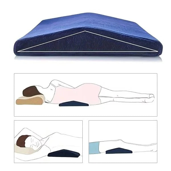 Orthopedic Lumbar Support: Ergonomic Lower Back Pillow for Spinal Alignment