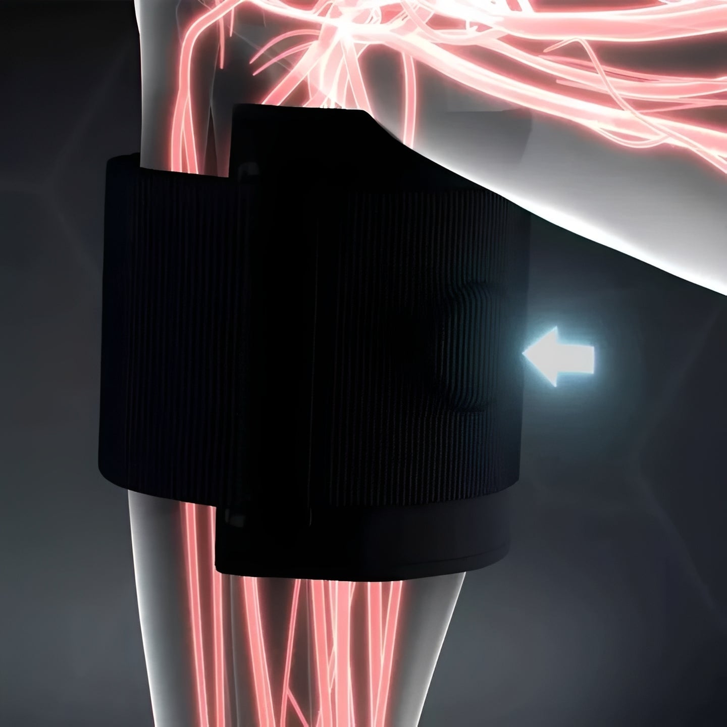 Targeted Compression Wrap: Adjustable Support Strap for Sciatic Nerve Comfort