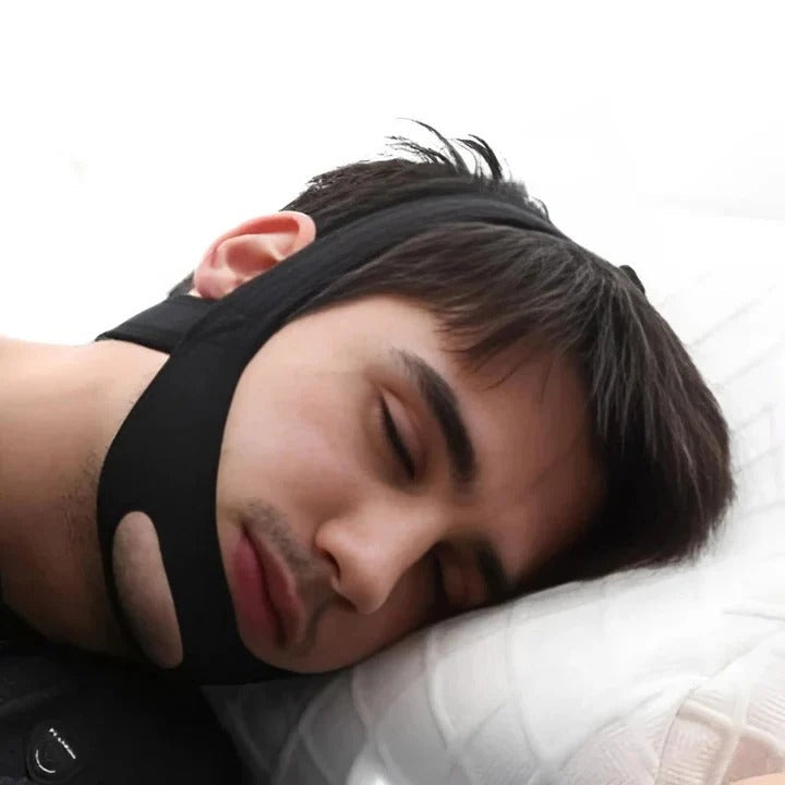 Ergonomic Chin Support: Adjustable Strap for Natural Jaw Alignment & Rest