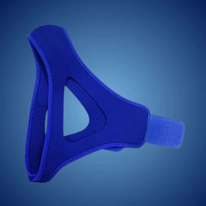 Ergonomic Chin Support: Adjustable Strap for Natural Jaw Alignment & Rest