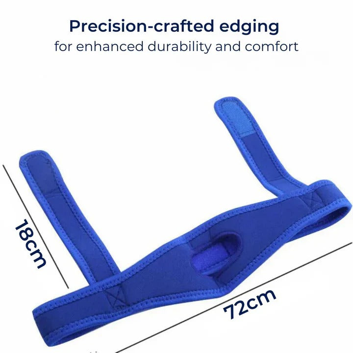 Ergonomic Chin Support: Adjustable Strap for Natural Jaw Alignment & Rest