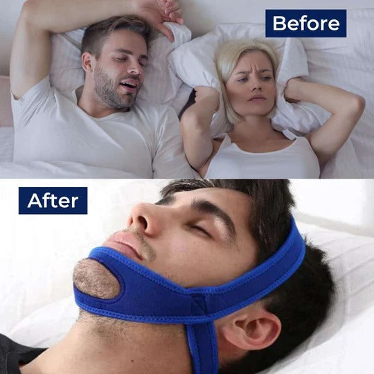 Ergonomic Chin Support: Adjustable Strap for Natural Jaw Alignment & Rest